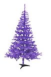 Albero di Natale colore viola 180cm con base