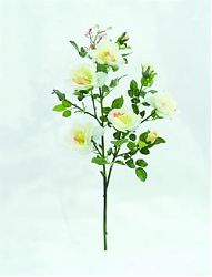 Ramo di rosa bianco 90cm