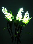 Set 3 fiori bianchi 85cm 60 LEDs