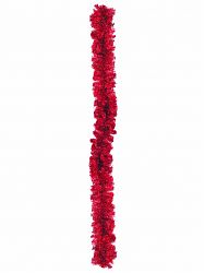 Ghirlanda di abete classica, rossa, molto folta 270cm